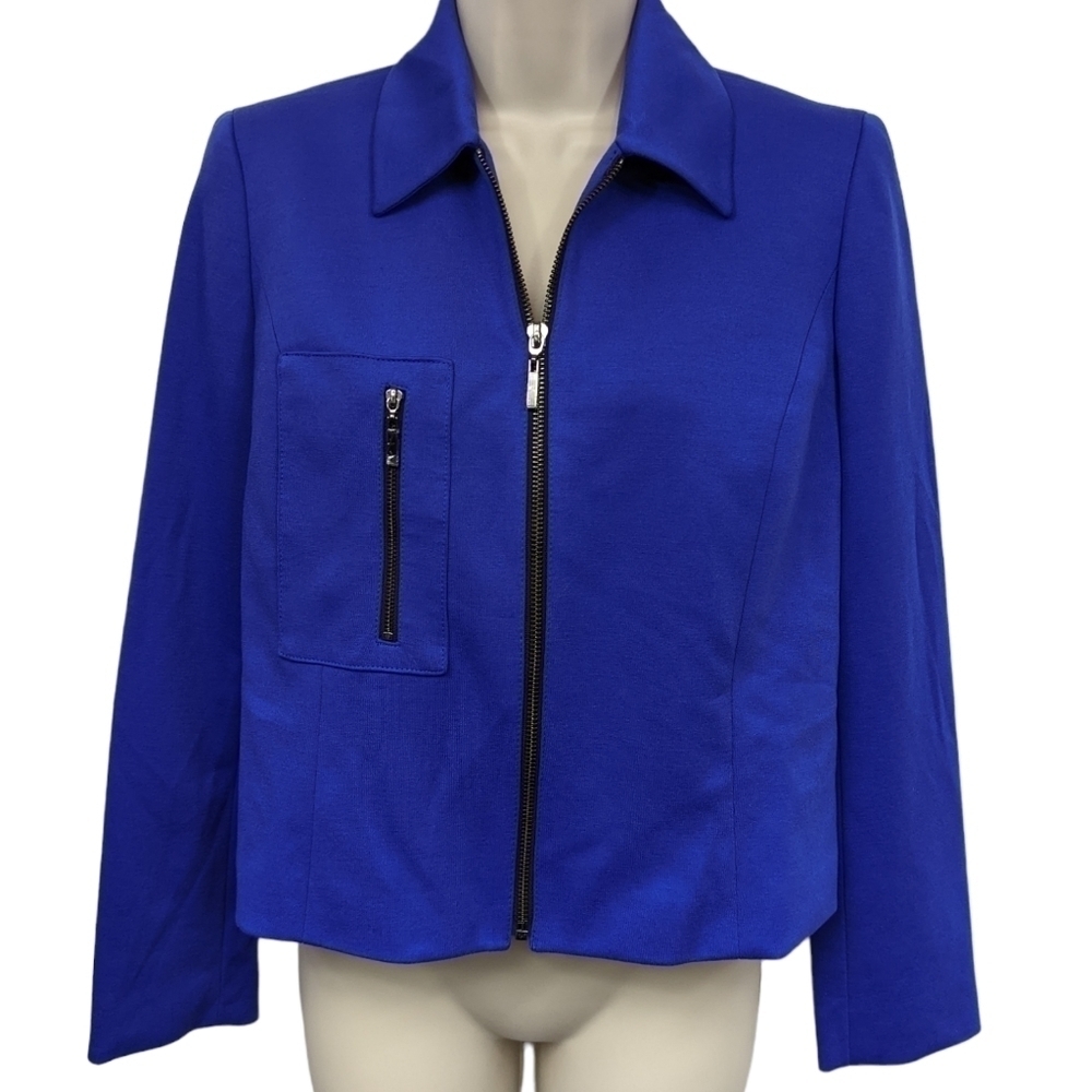 Kasper NWT Zip Front Blazer Sz 2P